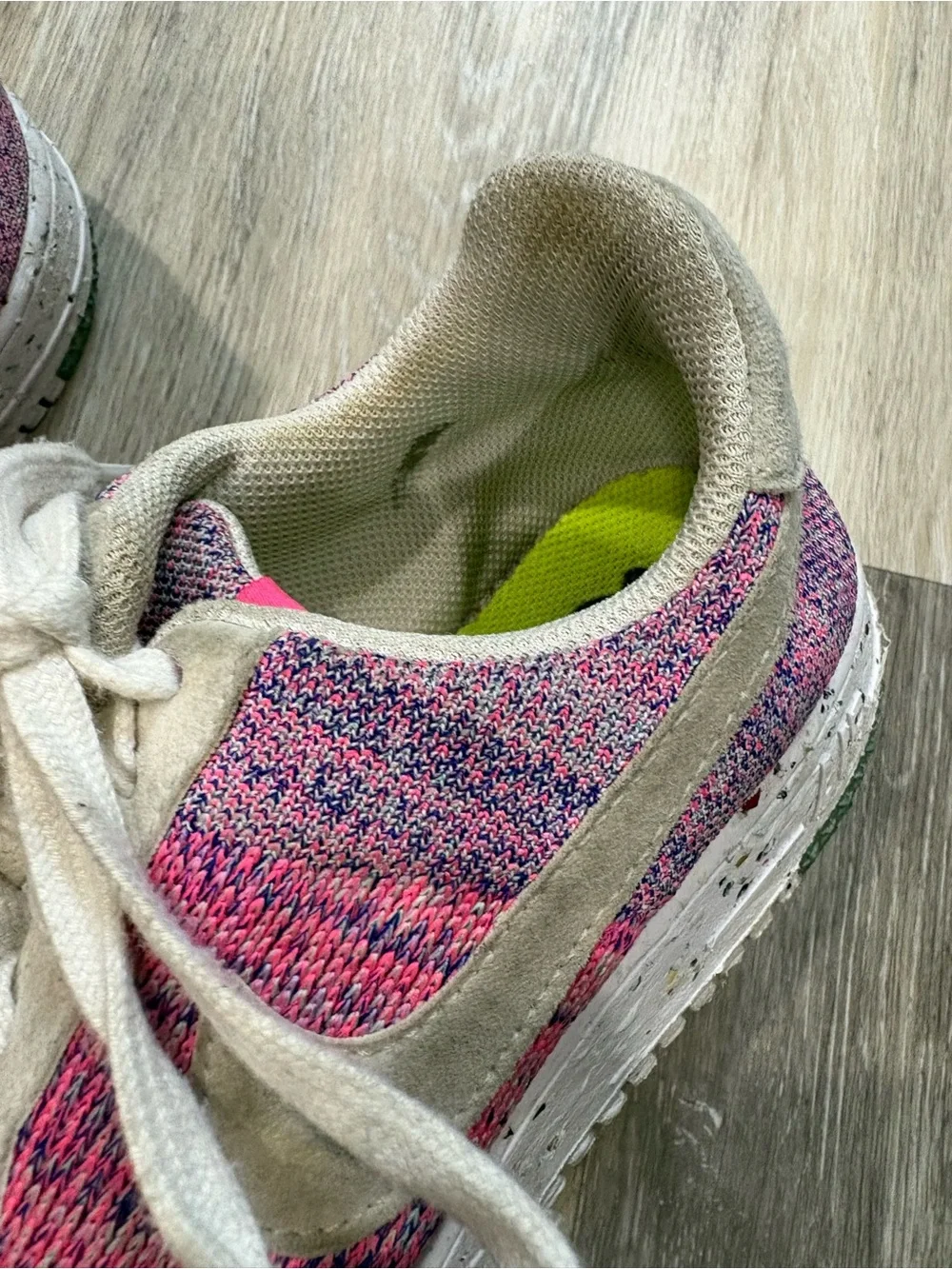 Nike Air Force 1 crater flyknit discus glow